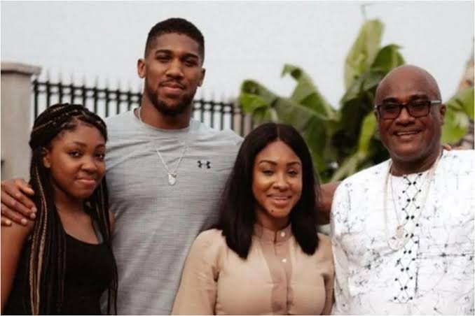 anthony joshua origine parents