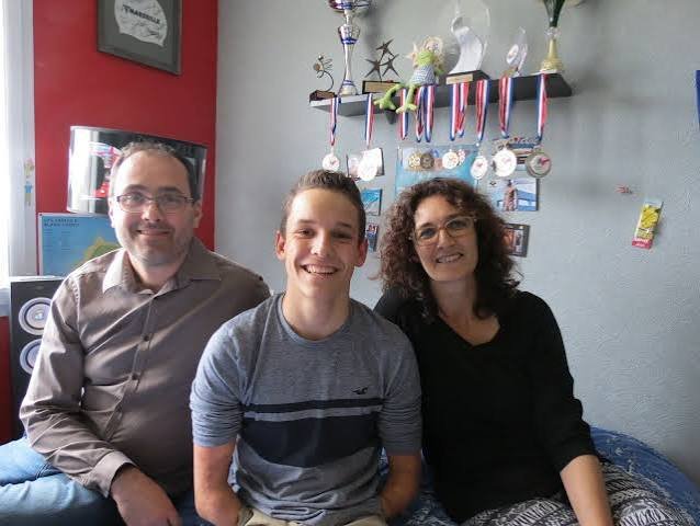 Théo Curin famille